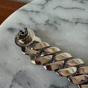 Extremely Rare Sigal Lip and Skull Stainless Steel Bracelet